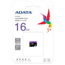 MEMORIA ADATA MICRO SDHC 16GB UHS-I CLASE 10 C/ADAPTADOR (AUSDH16GUICL10-RA1)