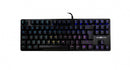 VORAGO TECLADO MECANICO ALAMBRICO GAME FACTOR KBG500 RGB ROJO