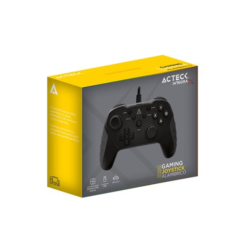 AC 1N CONTROL GAMING AC-929820 USB WIN/AND/PS3 NEGRO VIBRACION