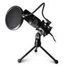 VORAGO MICROFONO PROFESIONAL GAME FACTO MCG601 USB NEGRO