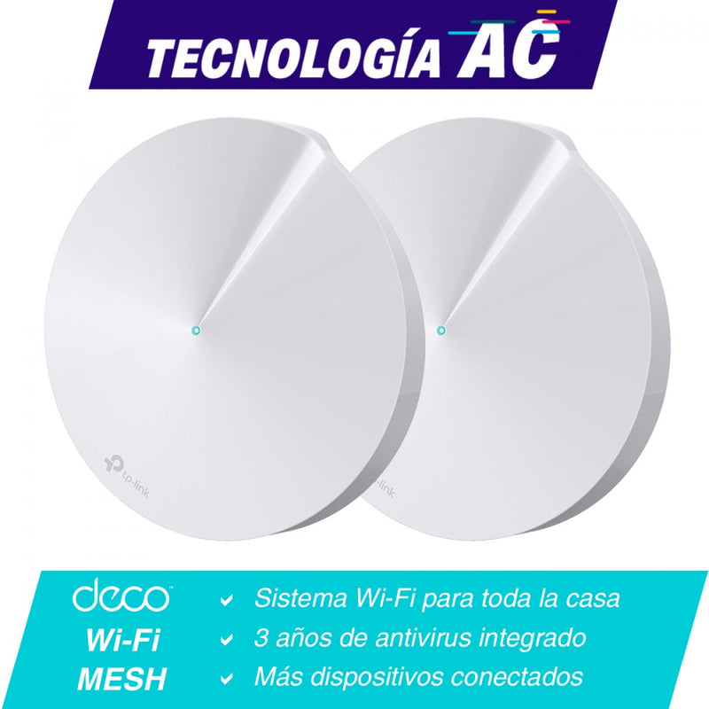 TP-LINK 1 ROUTER SISTEMA DE RED WI-FI DECO M5 (2-PACK) 1300MBPS