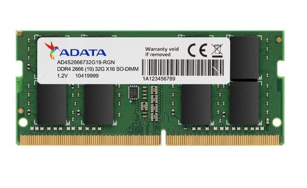 MEMORIA RAM ddr4 8GB LAPTOP ADATA 2666MHZ AD4S26668G19-SGN