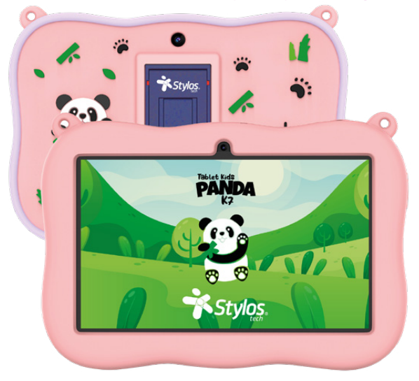 TABLET STYLOS PANDA KIDS 7" ANDROID 13 A7 QUADCORE/2GBRAM+32GBROM/WIFI/ROSA