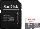 MEMORIA MICRO SD SANDISK 128GB ULTRA UHS-I CL10C/A SDSQUNS-128G-GN6TA