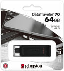 MEMORIA USB KINGSTON 64GB DUAL DRIVE USB TIPO C 3.2 DT70