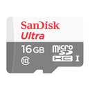 MEMORIA MICRO SD SANDISK 016GB ULTRA UHS-I CL10C/A SDSQUNS-016G-GN3MA