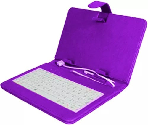 NECNON 5 FUNDA CON TECLADO PARA TABLET DE 9 PULGADAS MORADA