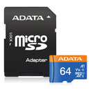 MEMORIA MICRO SD ADATA 64GB A1 CLASE 10 AUSDX64GUICL10A1-RA1