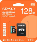 MEMORIA MICRO SD ADATA 128GB SDCX A2 HD C10 AUSDX128GUI3V30SA2-R