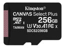 MEMORIA MICRO SD KINGSTON 256GB SDXC 100R A1 CL10 SDCS2