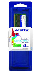 MEMORIA RAM DDR3L 4GB LAPTOP ADATA 1600MHZ ADDS1600W4G11-S
