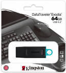 MEMORIA USB KINGSTON 064GB DTX NEGRA 3.2 GEN 1
