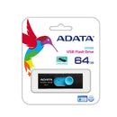 MEMORIA USB ADATA 64GB UV320 NEGRO/AZUL 3.2 AUV320-64G-RBKBL