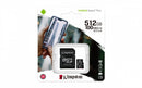 MEMORIA MICRO SD KINGSTON 512GB SDXC 100R A1 CL10 SDCS2/512GB