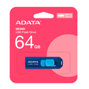MEMORIA USB ADATA 64GB ACHO-UC300 AZUL MARINO/CLARO ACHO-UC300-64G-RNB/BU