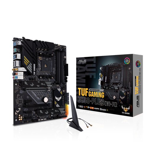TARJETA MADRE ASUS TUF GAMING B550-PLUS WIFI  DDR4 AM4 HDMI