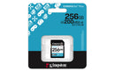 MEMORIA SD KINGSTON CANVAS GP PLUS GEN4 256GB 200MB/S U3 V30 SDG4/256GB
