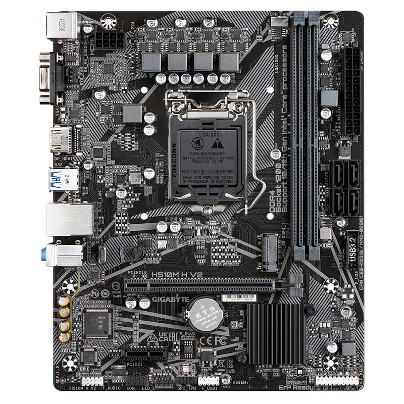TARJETA MADRE GIGABYTE MICRO-ATX H510M H V2, S-1200, INTEL H470 EXPRESS, HDMI, 64GB DDR4 PARA INTEL