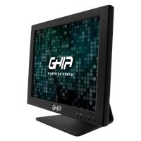 MONITOR TOUCHSCREEN RESISTIVO GHIA / 15 PULGADAS / DE USO RUDO / PUNTO DE VENTA
