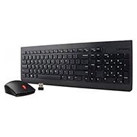 LENOVO ACCESORIOS THINK / COMBO DE TECLADO Y MOUSE INALAMBRICO / COLOR NEGRO / 1200 DPI / 1 YR EN CENTRO DE SERVICIO
