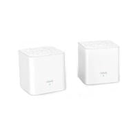 ROUTER TENDA MW3 (2 PACK) (MALLA ) NOVA MESH  WIFI EXTENSOR DE RED  COBERTURA DE HASTA 200 M2 DUAL BAND 2 ANTENAS DE 3DBI MU-MIMO BEAMFORMING  PAQUETE DE 2 PIEZAS PUERTOS FAST ETHERNET