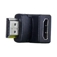 ADAPTADOR GHIA CODO HDMI MACHO A HDMI HEMBRA / ANGULO DE 90 GRADOS