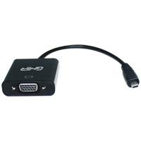 ADAPTADOR GHIA CONVERTIDOR DE VIDEO MICRO HDMI MACHO A VGA HEMBRA