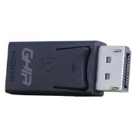 ADAPTADOR GHIA CONVERTIDOR DE VIDEO DISPLAYPORT MACHO A HDMI HEMBRA