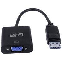 ADAPTADOR GHIA CONVERTIDOR DE VIDEO DISPLAYPORT MACHO A VGA HEMBRA