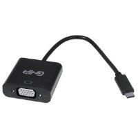 ADAPTADOR GHIA CONVERTIDOR USB 3.1 TIPO C MACHO A VGA HEMBRA / 1080 PIXELES