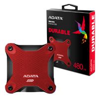UNIDAD DE ESTADO SOLIDO SSD EXTERNO 480GB ADATA SD600Q PORTATIL USB 3.2 ROJO WINDOWS MAC LINUX ANDROID PS5 XBOX SERIE X S ( ASD600Q-480GU31-CRD9