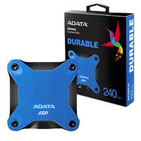 UNIDAD DE ESTADO SOLIDO SSD EXTERNO 240GB ADATA SD600Q PORTATIL USB 3.2 AZUL WINDOWS MAC LINUX ANDROID PS5 XBOX SERIE X S