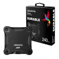 UNIDAD DE ESTADO SOLIDO SSD EXTERNO 240GB ADATA SD600Q PORTATIL USB 3.2 NEGRO WINDOWS MAC LINUX ANDROID PS5 XBOX SERIE X S
