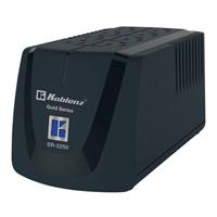 REGULADOR DE VOLTAJE KOBLENZ ER-2250  2250 VA / 1000 W  8 CONTACTOS NEMA 5-15R  LUZ LED  DISYUNTOR TERMICO. 5 AÑOS DE GARANTA  POLIZA DE SEGURO POR 10 000 USD EN EQUIPO CONECTADO. SKU 00-1588-3
