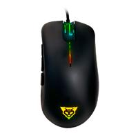 MOUSE ALAMBRICO OCELOT/OPTICO/USB/RGB/DPI CONFIGURABLE HASTA 6400/8 BOTONES/ERGONOMICO/GAMER