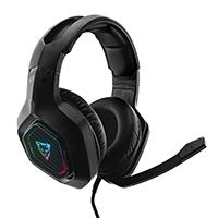 AUDIFONOS GAMER OCELOT TIPO DIADEMA/OVER EAR/USB/3.5MM/COLOR NEGRO/ALAMBRICOS/ILUMINACION TIPO RGB/CONTROL DE AUDIO/MICROFONO CON CANCELACION DE RUIDO/AJUSTABLES/MULTIPLATAFORMA/REJILLA