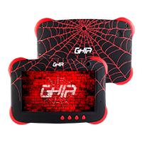 TABLET GHIA 7 KIDS/A50 QUADCORE/1GB RAM/16GB /2CAM/WIFI/BLUETOOTH/2500MAH/ANDROID 9 /NEGRA