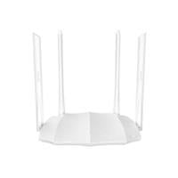 ROUTER TENDA  AC5 AC1200 802.11 AC/B/G/N DUAL-BAND  DOBLE BANDA  4 ANTENAS EXTERNAS 6 DBI MU-MIMO BEAMFORMING  IPV6  IPTV  4 PUERTOS FAST ETHERNET  2 4GHZ A 300MBPS Y 5GHZ 867MBPS 1 WAN/ 3 LAN