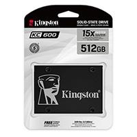 UNIDAD DE ESTADO SOLIDO INTERNO 512GB KINGSTON KC600 2.5 SATA3 LECT.550 ESCRIT.520 MBS 7MM PC LAPTOP MINI PC 3D NAND TLC (SKC600/512G)