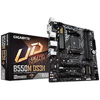 MB GIGABYTE B550 AMD S-AM4 3A GEN/4XDRR4 3200MHZ/PCIE 4.0/HDMI/DVI/4XUSB 3.2/M.2/MICRO ATX/GAMA MEDIA