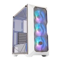 GABINETE COOLER MASTER TD500 MESH/BLANCO/MEDIA TORRE/ITX/ATX/SSI CEB/EATX/CRISTAL TEMPLADO/ARGB/GAMER