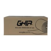 CAJA ROLLO PAPEL TERMICO GHIA 57X40 MM /50 PIEZAS /PARA IMPRESORAS DE 58MM // REACCION NEGRO