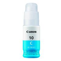 BOTELLA DE TINTA CANON GI-10C CYAN TINTA CONTINUA RENDIMIENTO 7700 PAGINAS COMPATIBLE: G6010 G5010 GM2010