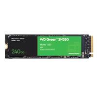 UNIDAD DE ESTADO SOLIDO SSD INTERNO WD GREEN SN350 240GB M.2 2280 NVME PCIE GEN3 LECT.2400MBS ESCRIT.900MBS PC LAPTOP MINIPC