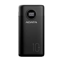 BATERIA DE RESPALDO POWER BANK ADATA P10000QCD 10000MAH/2 USB A/ 1 USB C/INDICADOR DE CARGA DIGITAL/NEGRO (AP10000QCD-DGT-CBK)