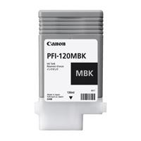 TANQUE DE TINTA CANON PFI-120 MBK NEGRO MATE COMPATIBLE: TM-200 TM-205 TM-300 TM-305 CAPACIDAD 130 ML