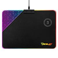 OCELOT MOUSE PAD RIGIDO TIPO RGB  CARGA INALAMBRICA PARA SMARTPHONES  CONEXIN MEDIANTE USB PLUG AND PLAY