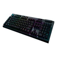 TECLADO MECÁNICO LOGITECH G915 GAMING CARBON RGB SIN TECLADO NUMÉRICO  BLUETOOTH  INALÁMBRICO LIGHTSPEED 1MS RECARGABLE