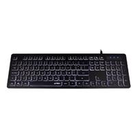 TECLADO ACTECK INSPIRE TS425 / ALAMBRICO USB / RETROILUMINADO / MULTIMEDIA / ESPA?OL / 105 TECLAS / NEGRO / AC-932618
