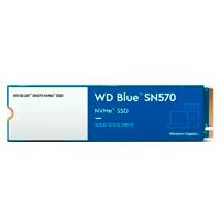 UNIDAD DE ESTADO SOLIDO SSD INTERNO WD BLUE SN570 500GB M.2 2280 NVME PCIE GEN3 X4 LECT.3500MBS ESCRIT.2300MBS PC LAPTOP MINIPC